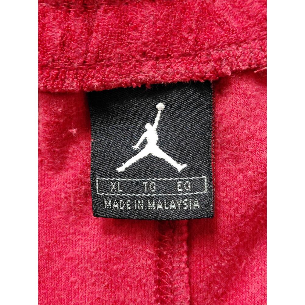 Jordan Red Drawstring Shorts Solid Polyester Size… - image 5